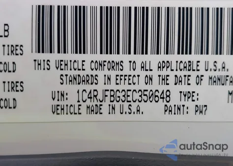 2014 Jeep Grand Cherokee Limited from USA, damaged, VIN 1C4RJFBG3EC350648